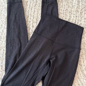 lululemon athletica Black Align Wave Pattern Leggings